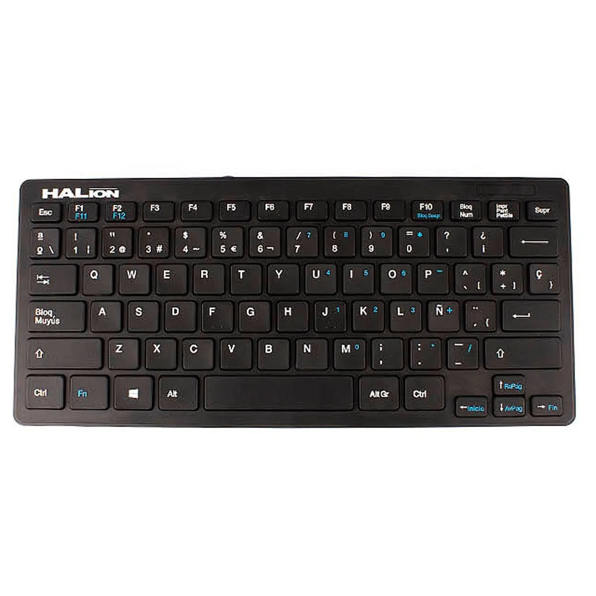 HALION - TECLADO MINI USB HALION HA-K126 78 TECLAS