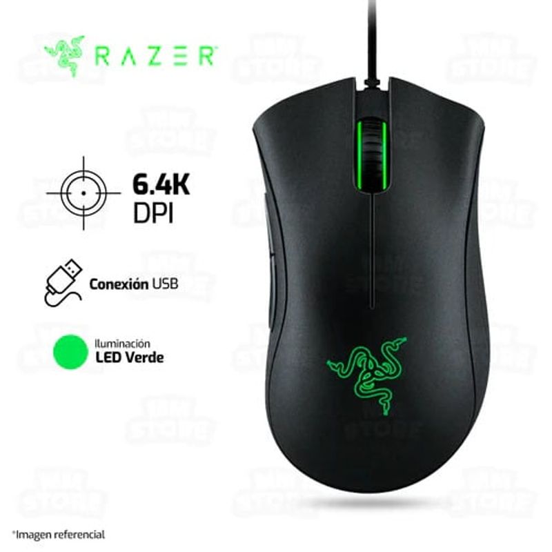 RAZER - Mouse Razer DeathAdder Essential Negro 6400 DPI