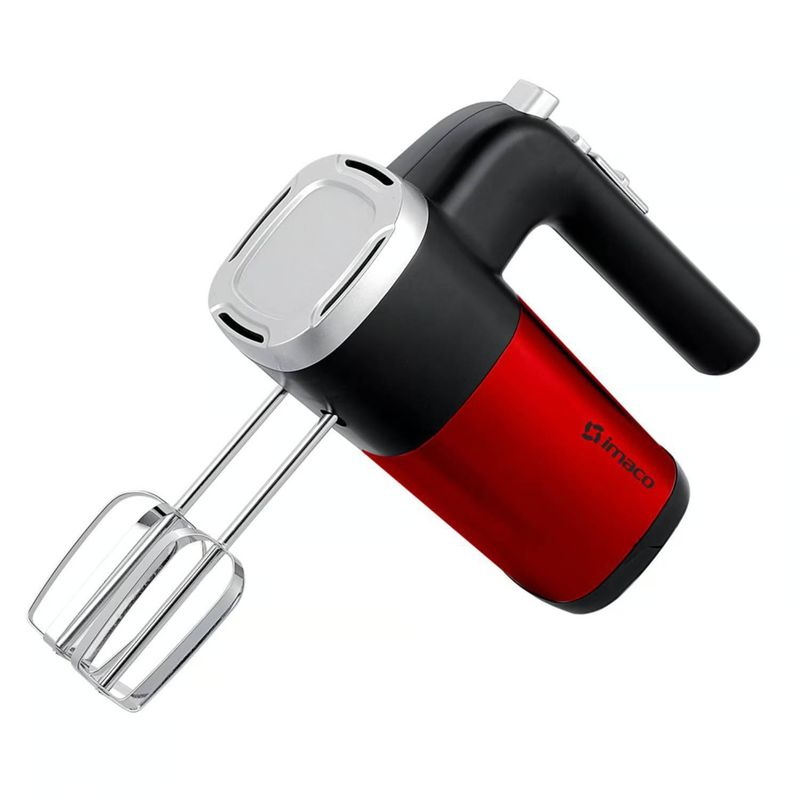 IMACO - Batidora de Mano 400 W con 5 velocidades Imaco HM400R Rojo