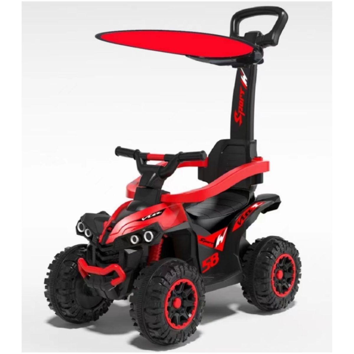 GENERICO - Carro guiador a batería para niños 6V - 4x4