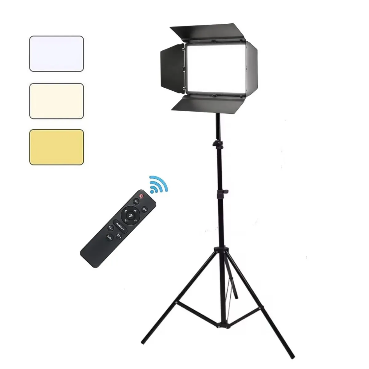 GENERICO - Panel De Iluminación Profesional Foto Luz Led + Trípode 2M