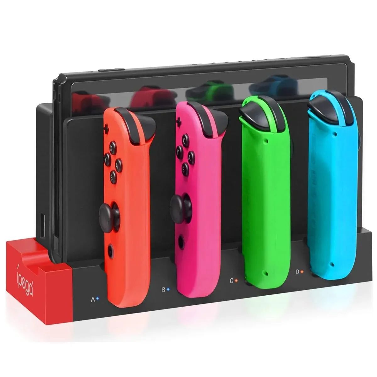 GENERICO - Estación De Carga Compatible Con Joycon Nintendo Switch