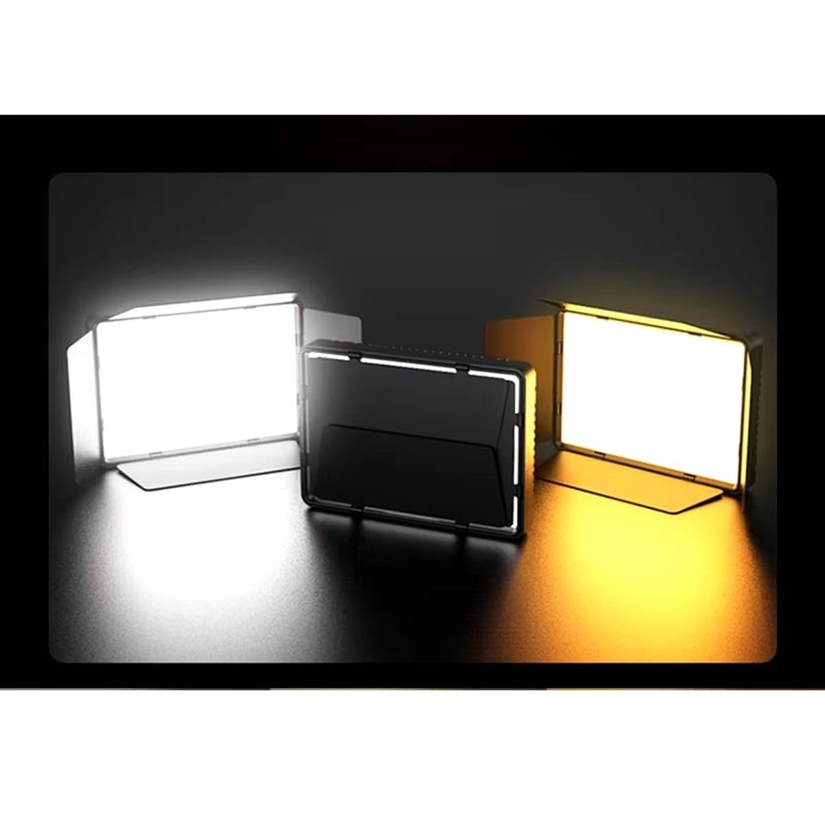 GENERICO - Par de Paneles de Luz LED para Estudio Fotografía Vídeo Foto Kit x2