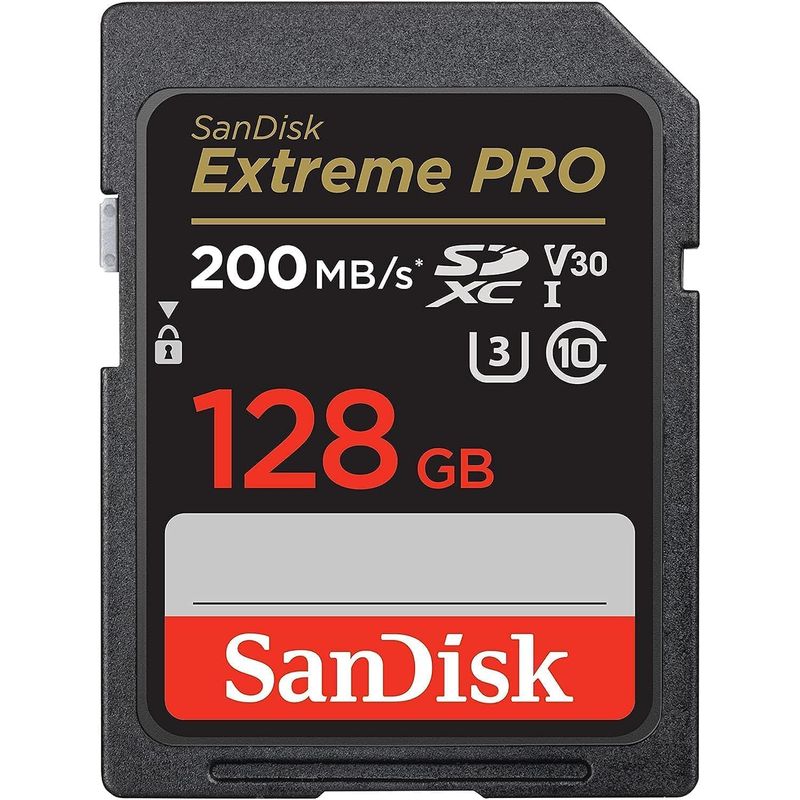 SANDISK - SanDisk Tarjeta de memoria Extreme PRO SDXC UHS-I de 128 GB
