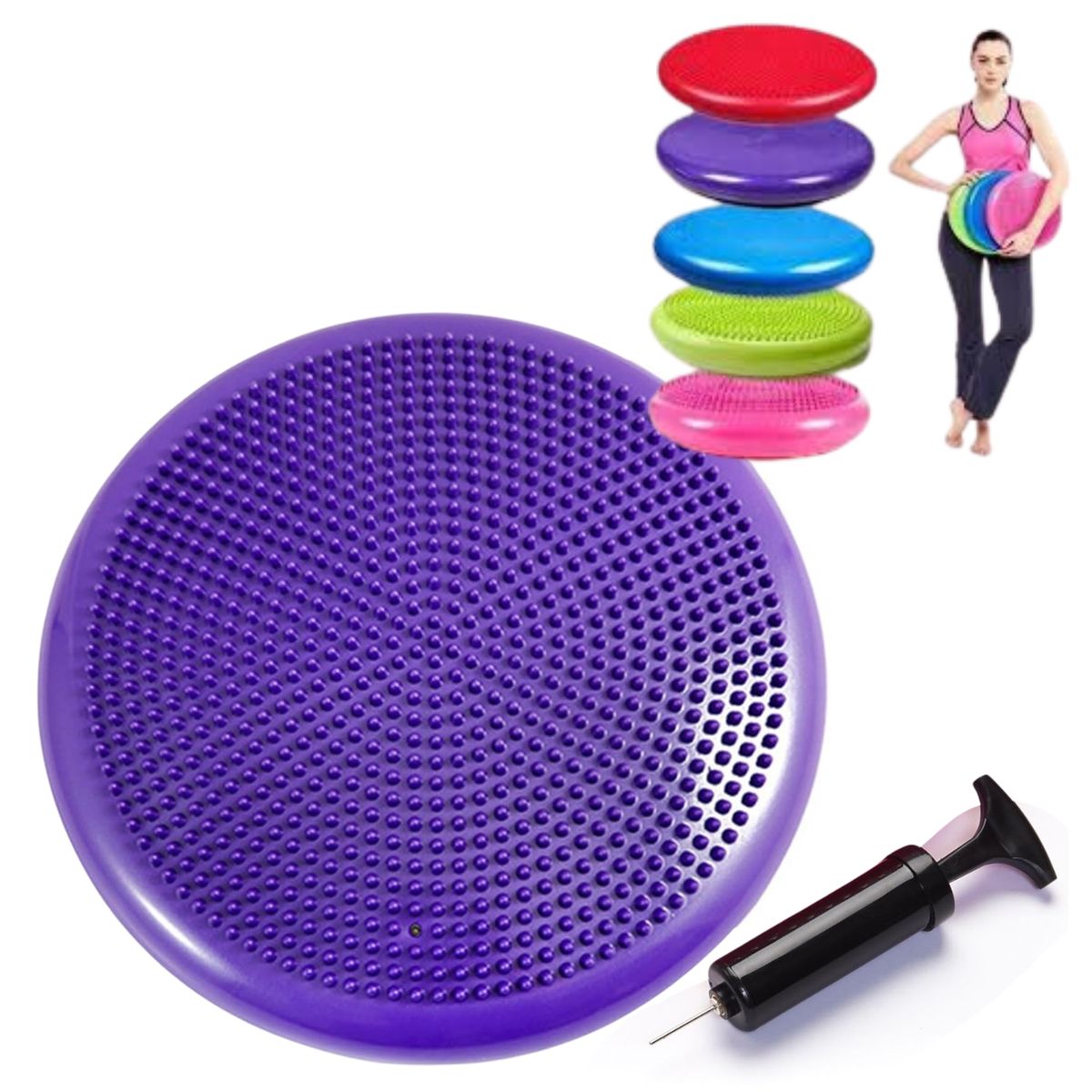 XTREME SPORT - Cojin de Equilibrio Disco para Meditación Yoga Fisioterapia