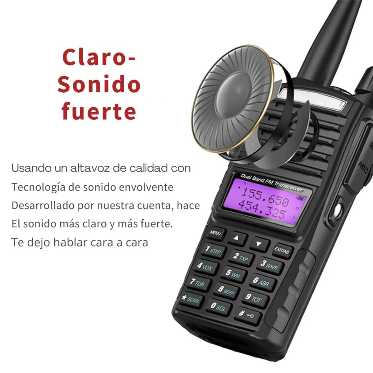 SANC - Walkie Talkie Alta Potencia 5KM radio comunicador 5W
