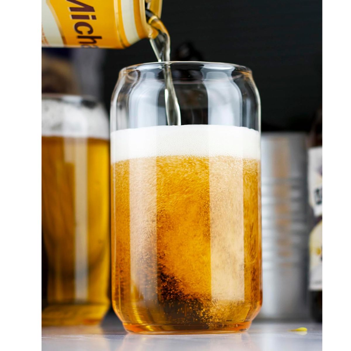 GENERICO - Vasos en Forma de Lata (Set dos unidades)   354 ml