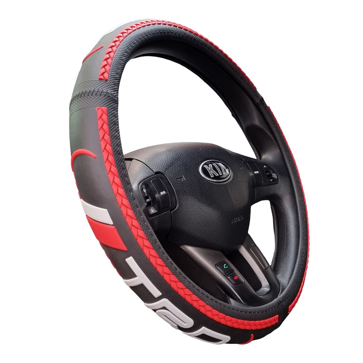 GENERICO - Funda De Volante TRD  Goma +Diseño Premiun