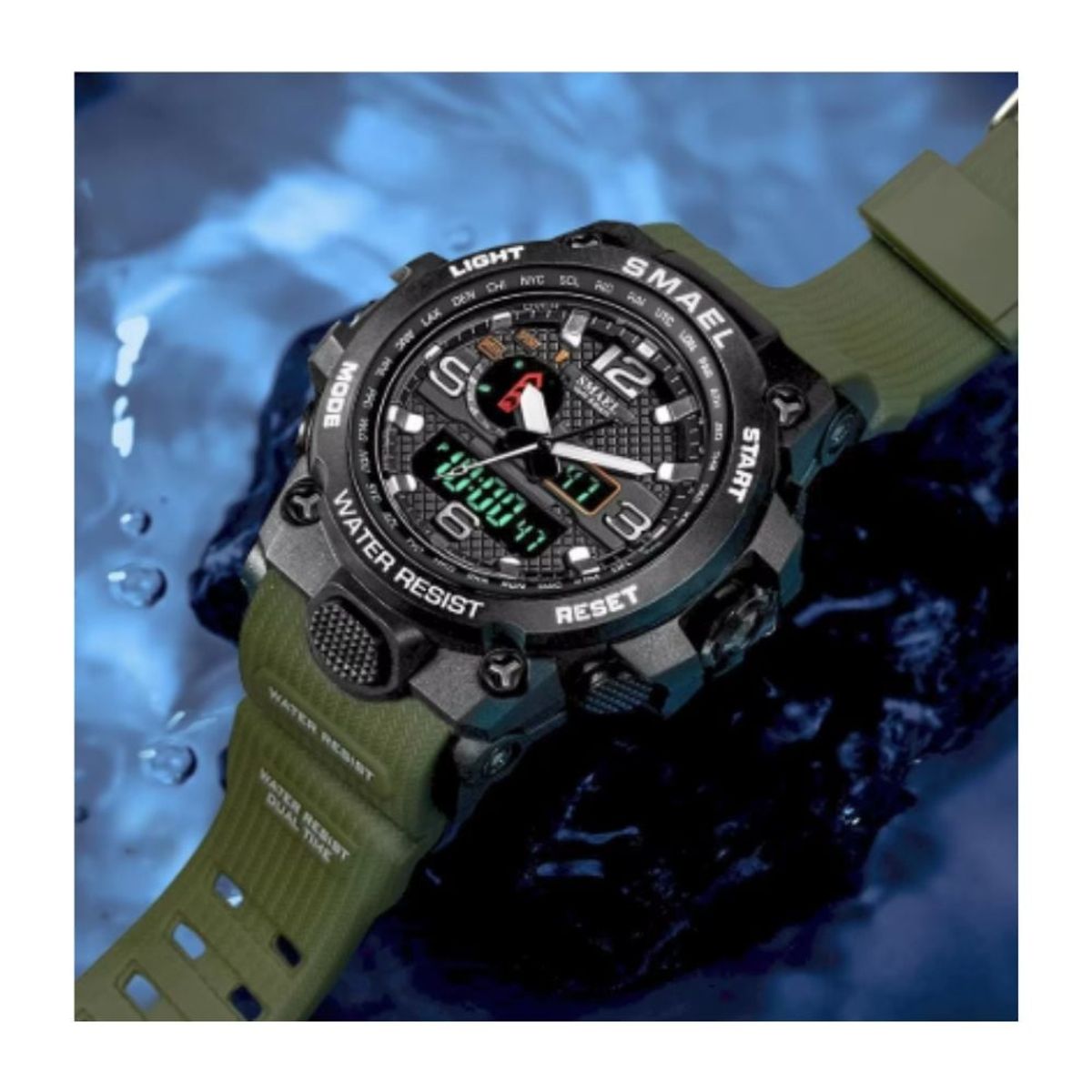 SMAEL - Reloj Smael Deportivo Dual Time