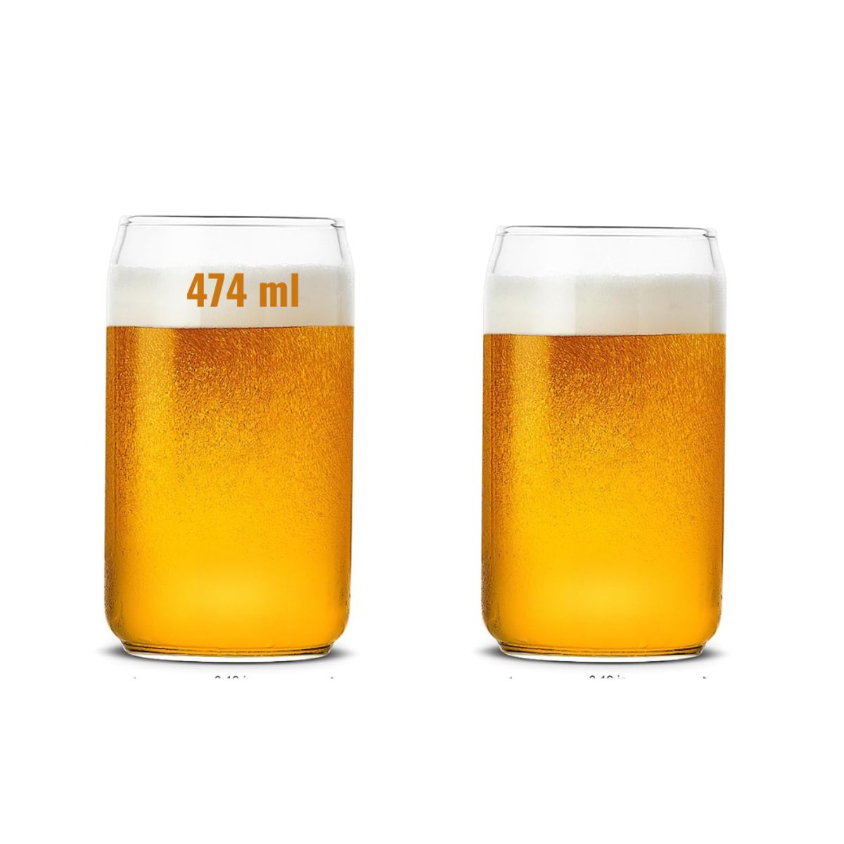 GENERICO - Vasos en Forma de Lata (Set dos unidades)   474 ml