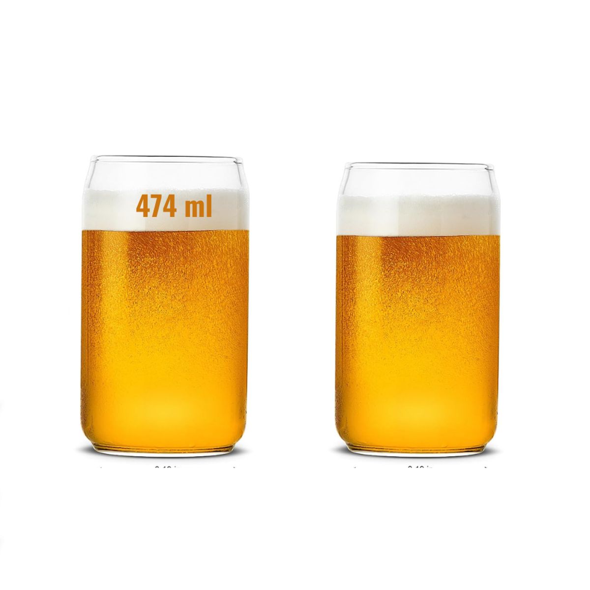 GENERICO - Vasos en Forma de Lata (Set dos unidades)   474 ml