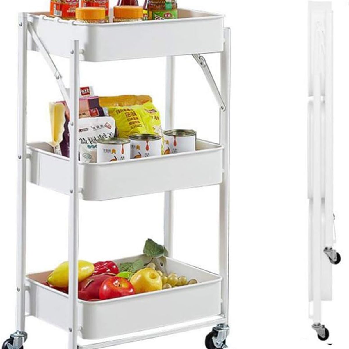 GENERICO - CARRITO ORGANIZADOR MULTIFUNCIONAL DE 3 NIVELES