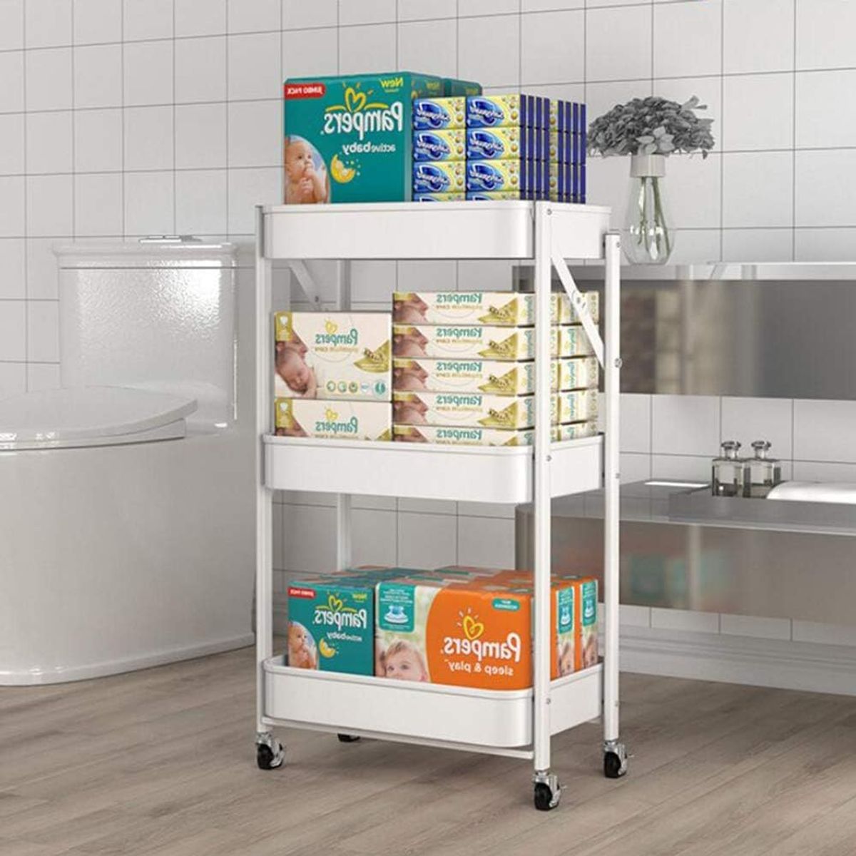 GENERICO - CARRITO ORGANIZADOR MULTIFUNCIONAL DE 3 NIVELES