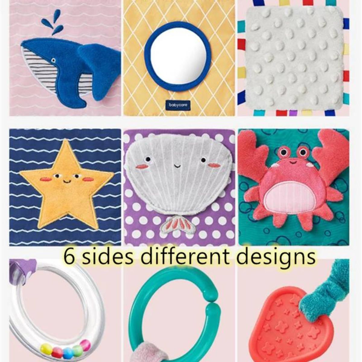 GENERICO - Cubo de texturas para bebe