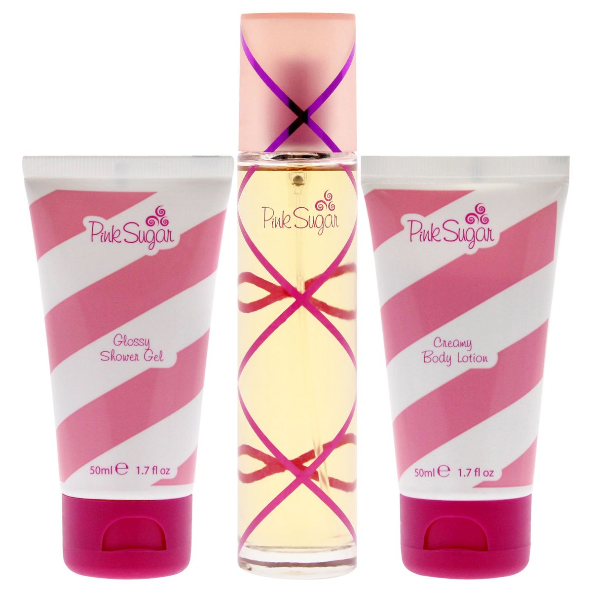 AQUOLINA - Pink Sugar Candy Magic Gift Set EDT50ml+Gel+Loción Aquolina