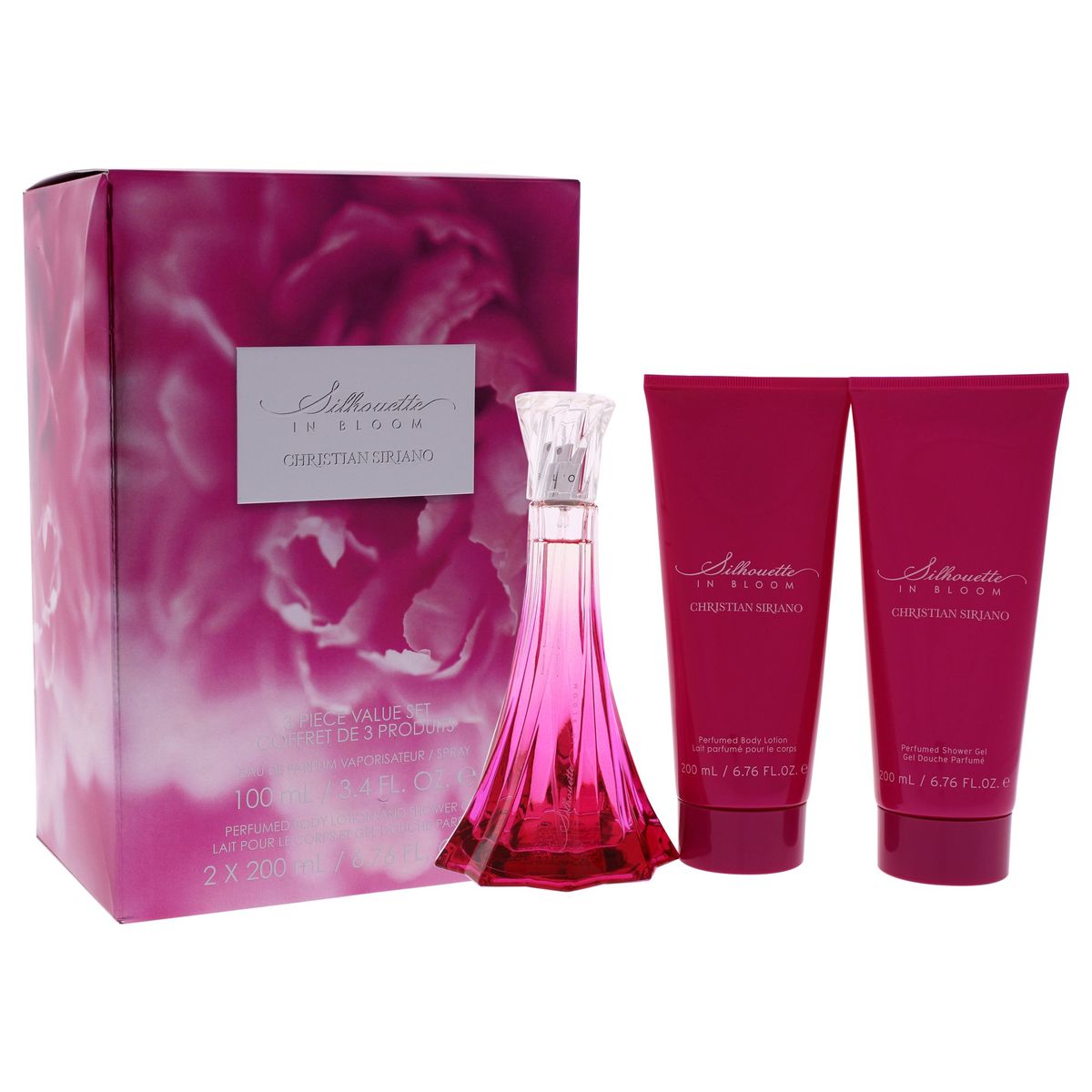 CHRISTIAN SIRIANO - Silhouette In Bloom Set EDP100ml+Gel+Loción Christian Siriano