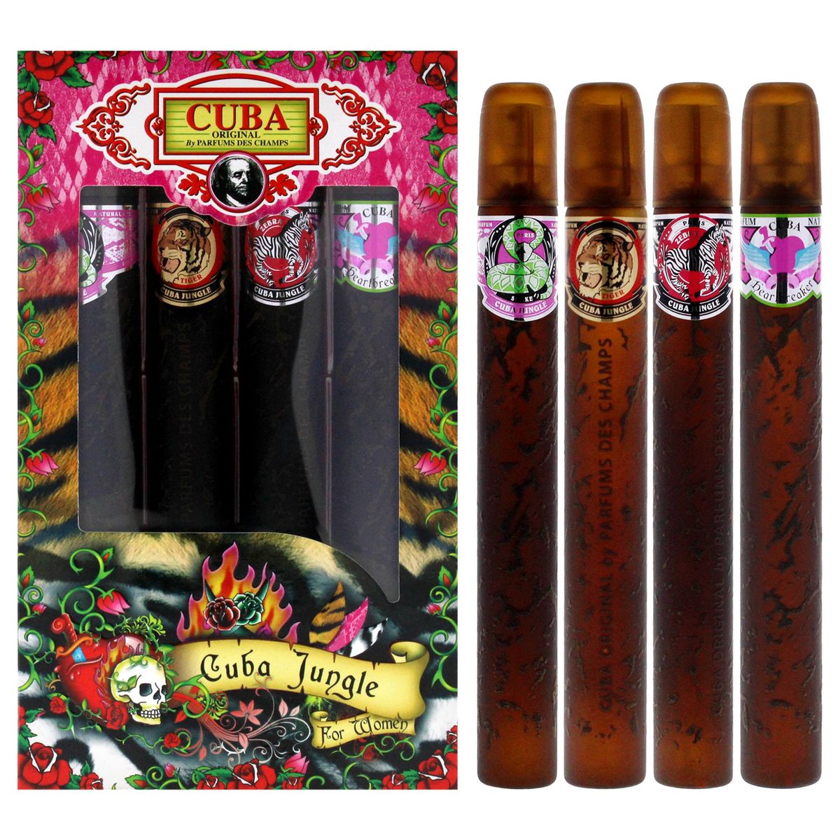CUBA - Cuba Jungle Gift Set de 4 EDP cu 30ml Cuba