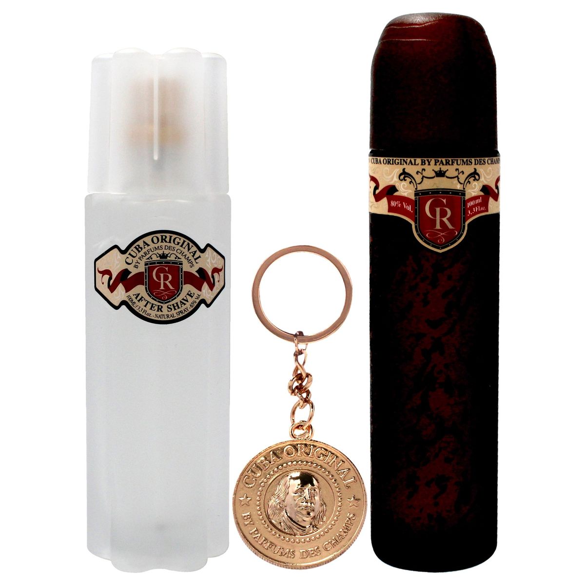 CUBA - Cuba Royal Gift Set EDT100ml+AfterShave+Llavero Cuba