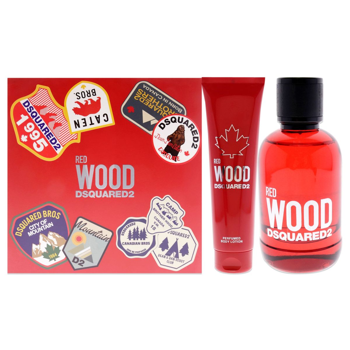 DSQUARED2 - Red Wood EDT100ml+Loción Corporal Gift Set Dsquared2