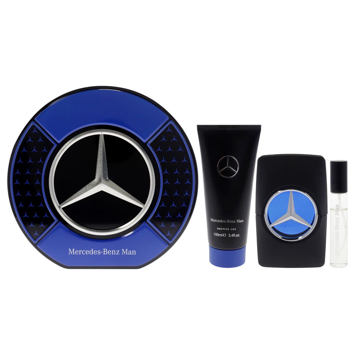 MERCEDES BENZ - Man 2022 EDT100ml+EDT10ml+Gel de ducha Set Mercedes-Benz