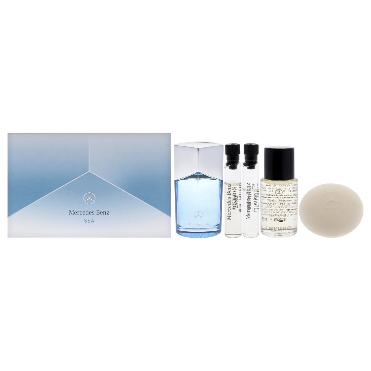 MERCEDES BENZ - Sea Set EDP100ml+Sprays15ml+AceiteFacial+Gel Mercedes-Benz