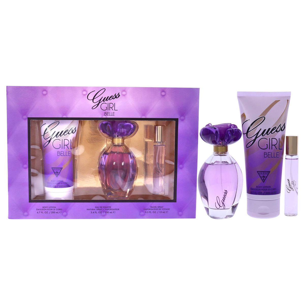 GUESS - Guess Girl Belle Set EDT100ml+Spray15ml+Loción Set Guess