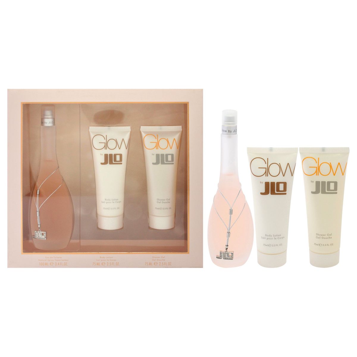 JENNIFER LOPEZ - Glow Gift Set EDT100ml+Loción75ml+Gel75ml Jennifer Lopez