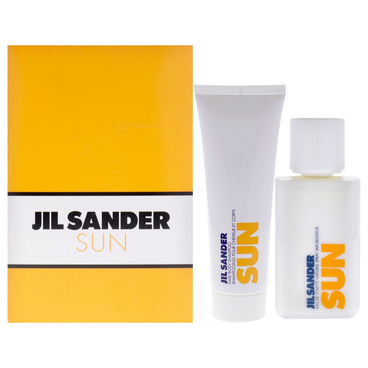JIL SANDER - Sun Gift Set EDT80ml+Champú+Loción Jil Sander
