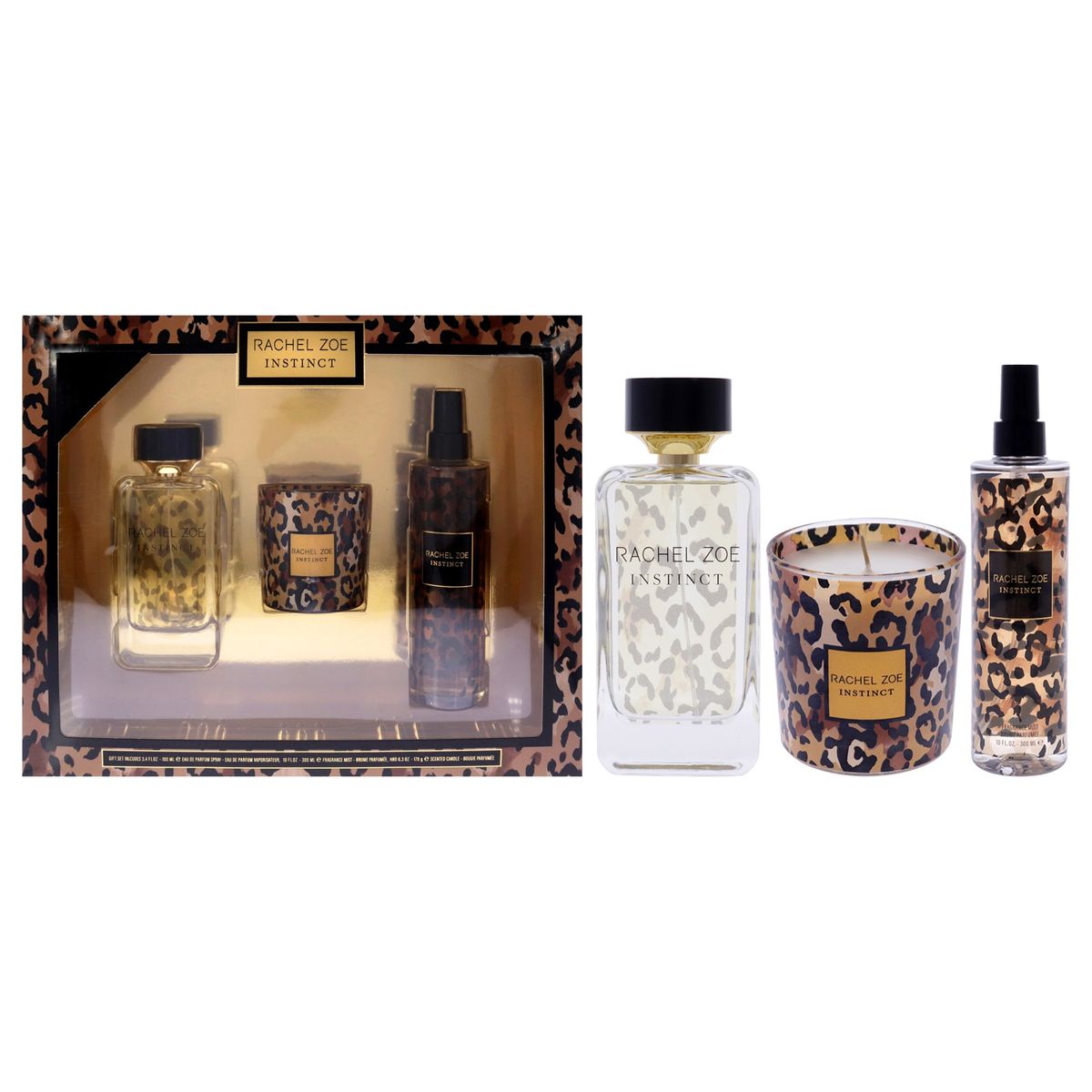 RACHEL ZOE - Instinct Gift Set EDP100ml+Spray300ml+Vela Rachel Zoe
