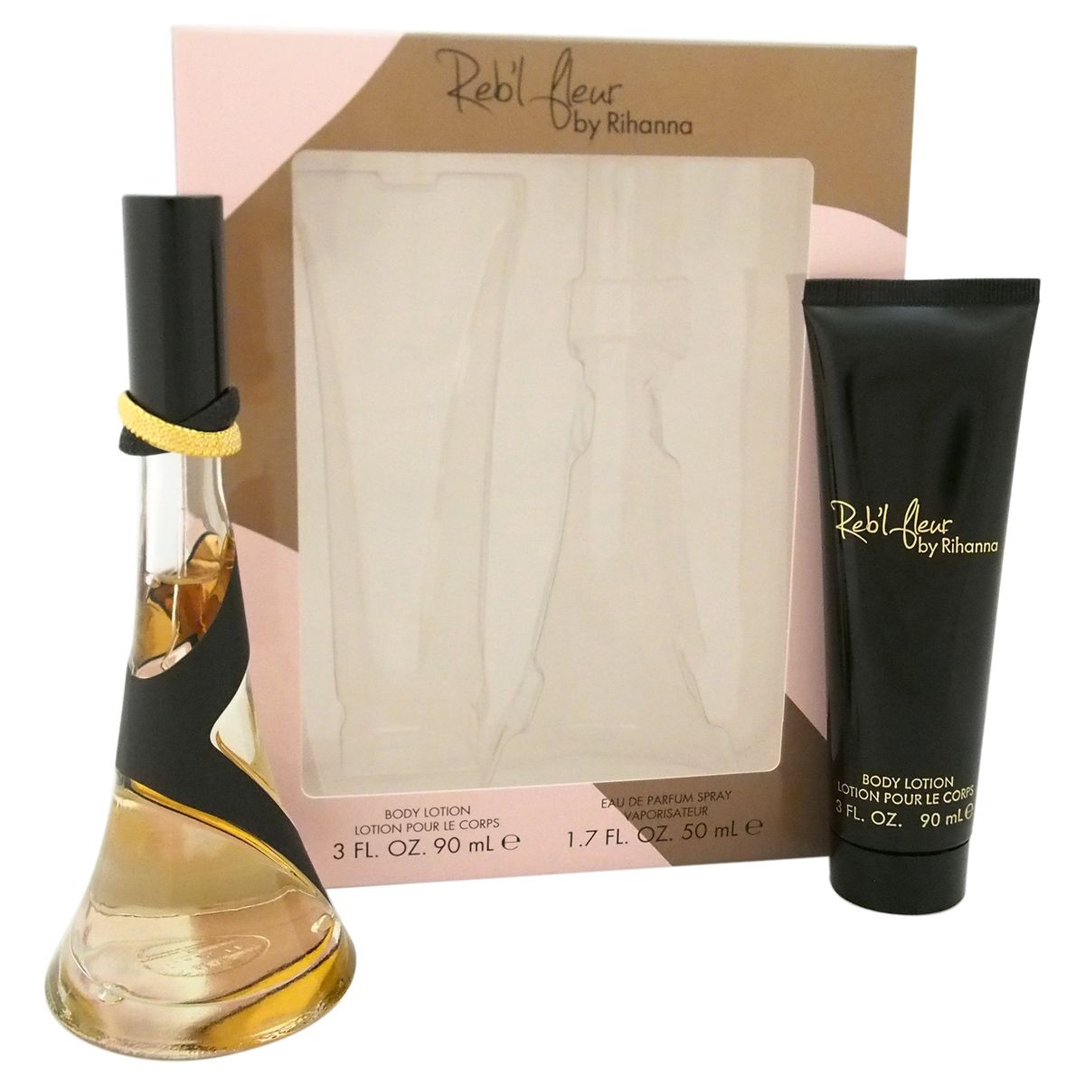 RIHANNA - Rebl Fleur EDP50ml+Loción Gift Set Rihanna