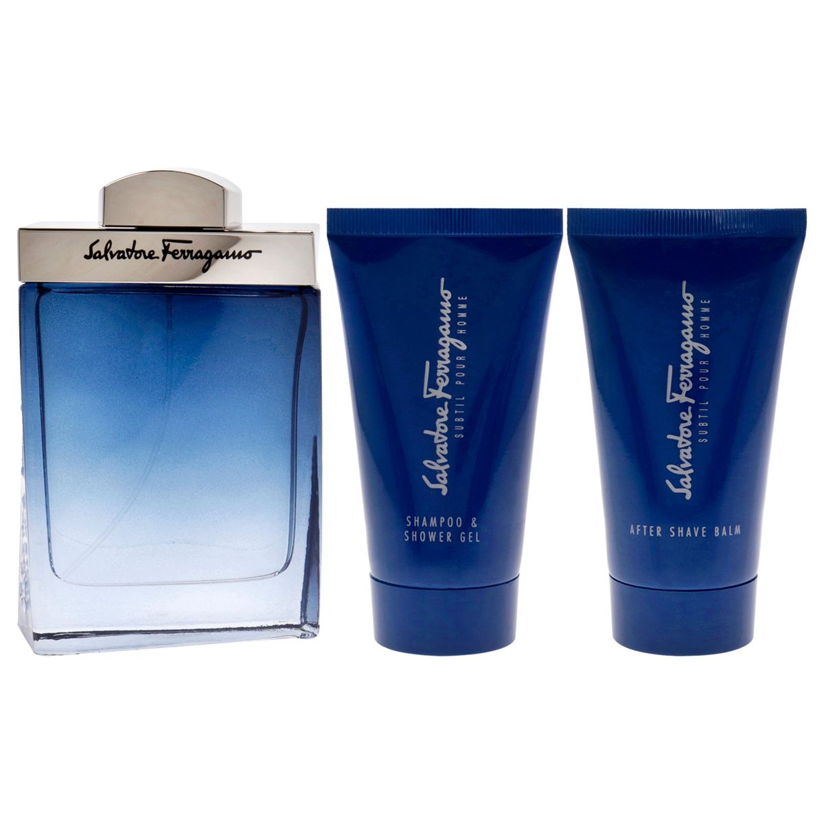 SALVATORE FERRAGAMO - Subtil Gift Set EDT100ml+Champú+Gel Salvatore Ferragamo