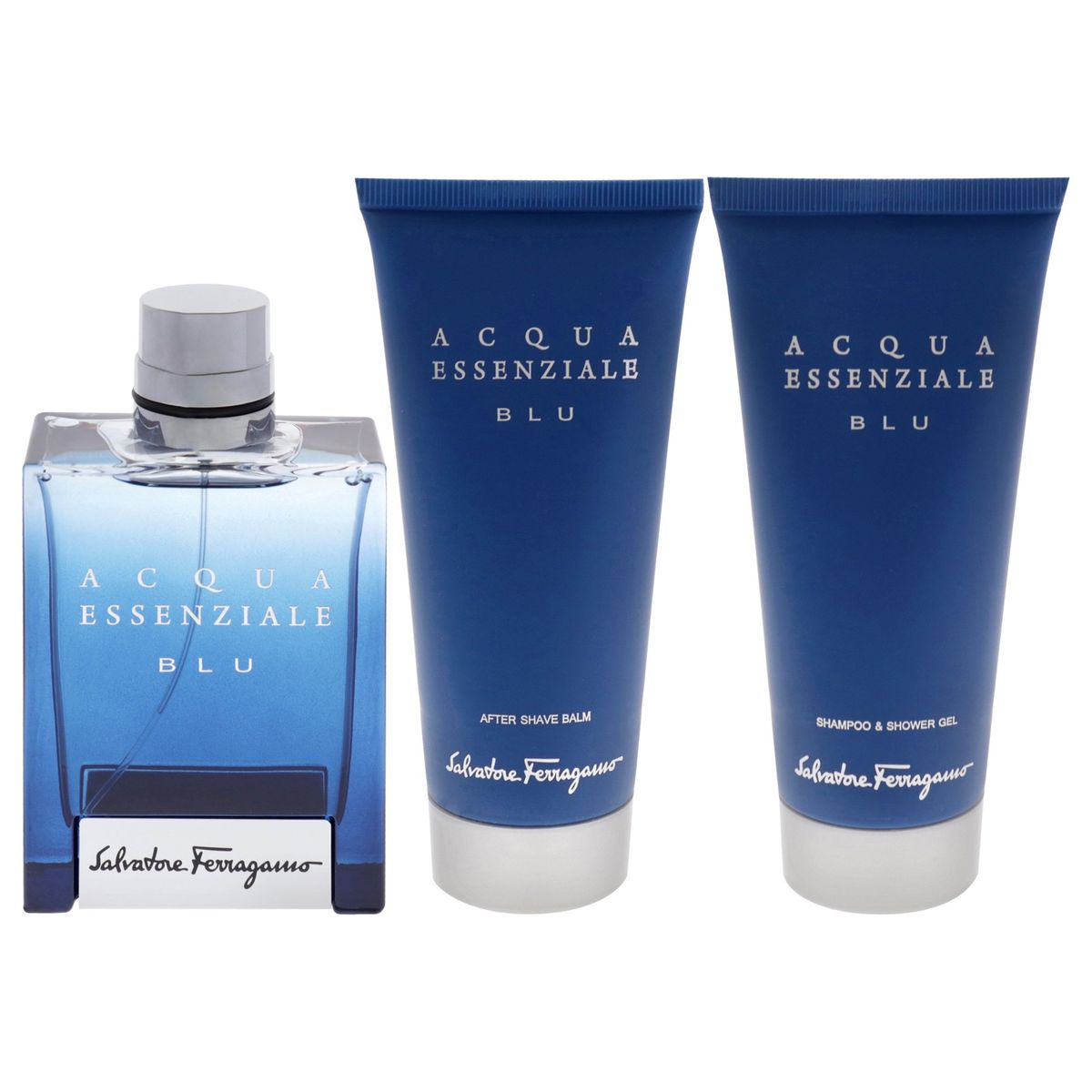 SALVATORE FERRAGAMO - Acqua Essenziale Blu EDT100ml+Gel Set Salvatore Ferragamo