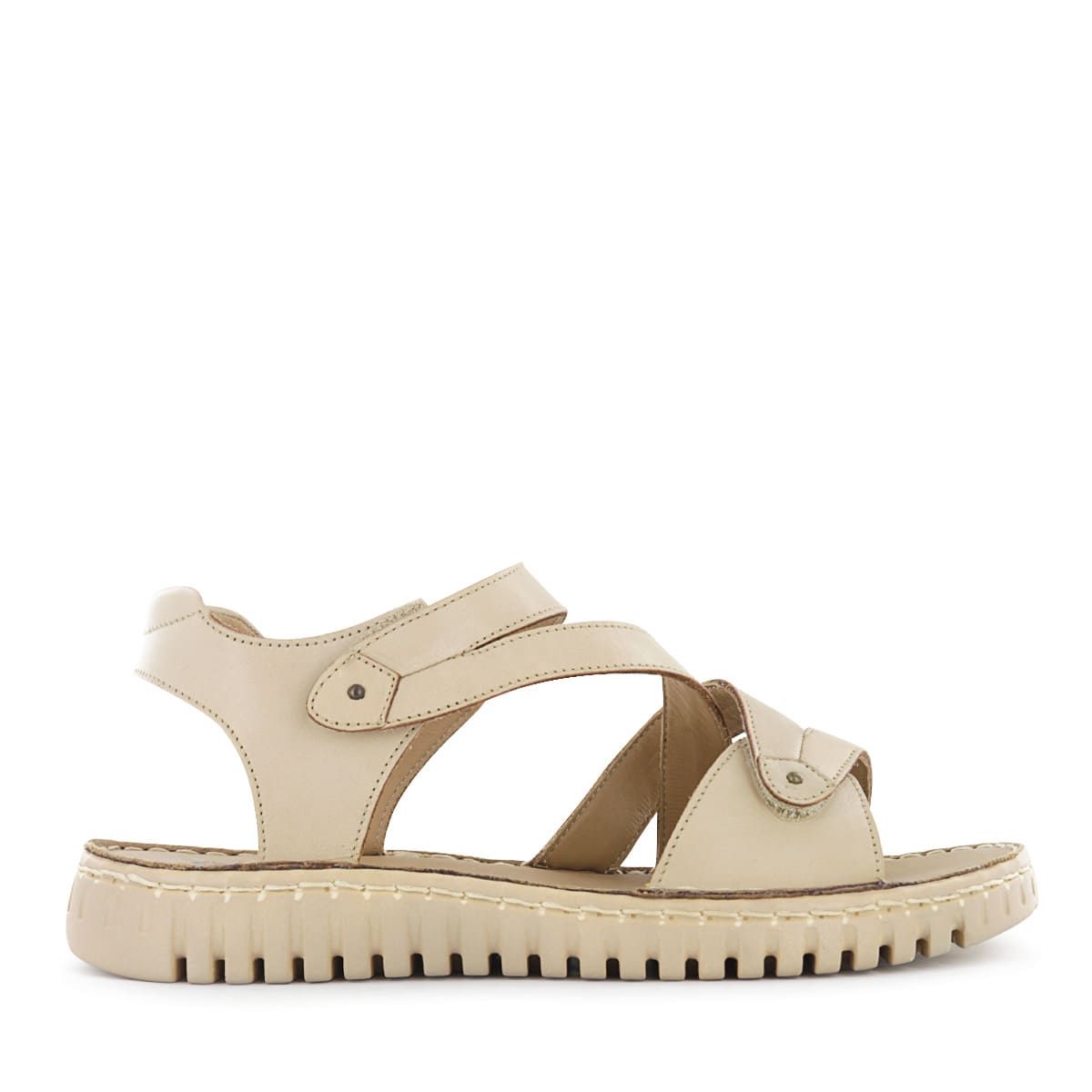 ECCO - Sandalias Mujer Ecco Rita02 Hueso Cuero Natural