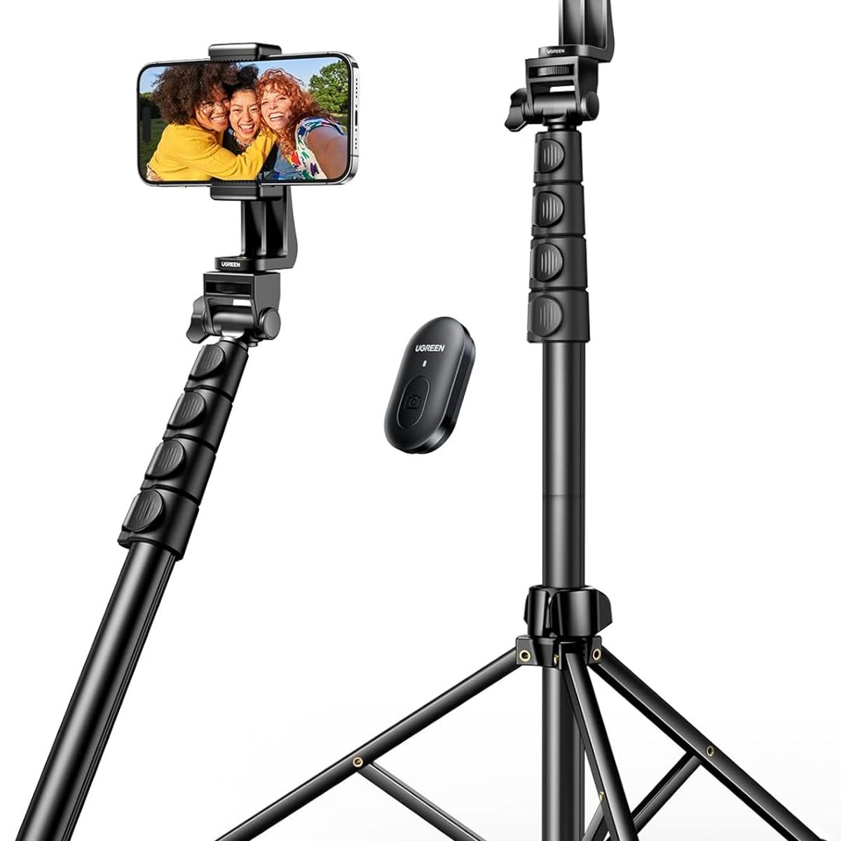 UGREEN - Selfie Stick Ugreen Trípode Extensible 3 en 1 Bluetooth LP680 - 15609