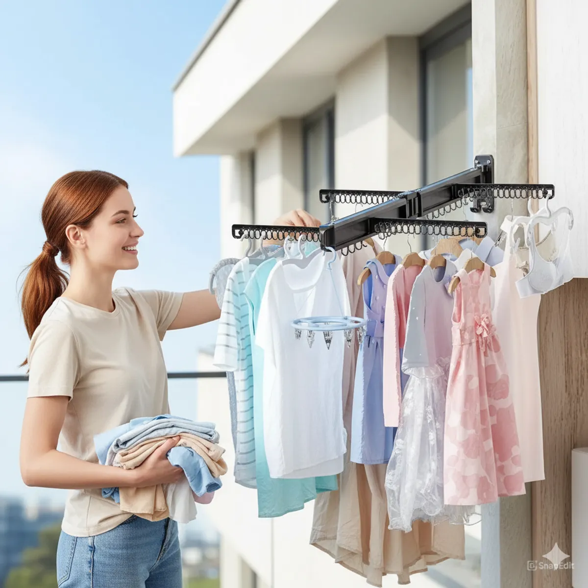 PERU IMPORTACIONES - TENDEDERO PLEGABLE  PARA ROPA MULTIFUNCIONAL