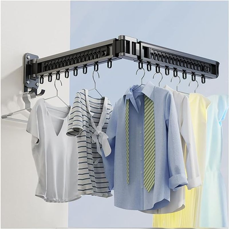 PERU IMPORTACIONES - TENDEDERO PLEGABLE  PARA ROPA MULTIFUNCIONAL