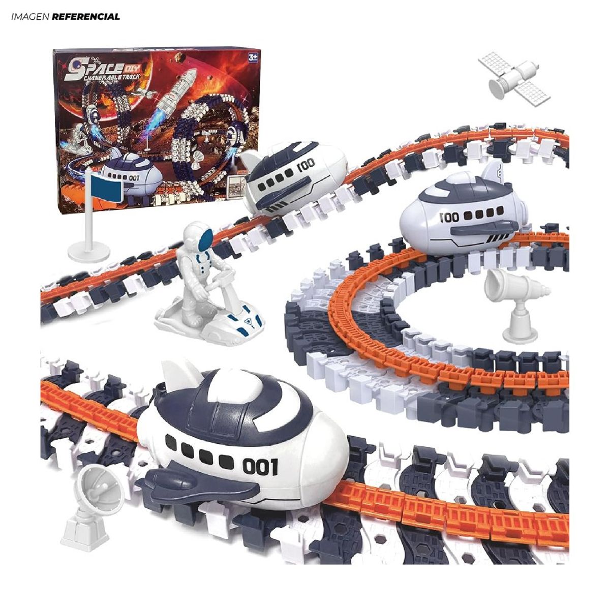 GENERICO - Pista de Carrera Espacial entretenido para Niños