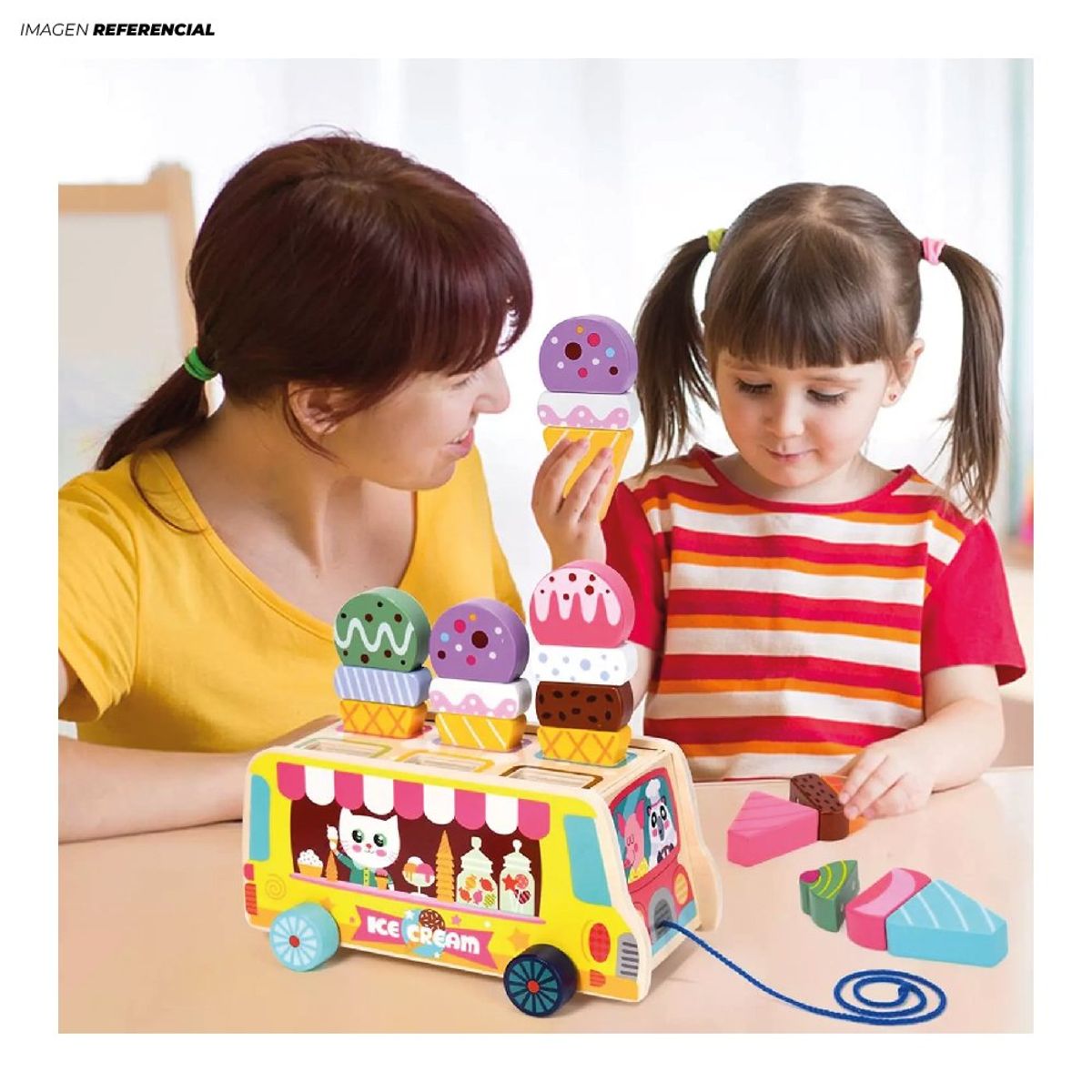 GENERICO - Juguete Didáctico Carrito de Helado Divertido