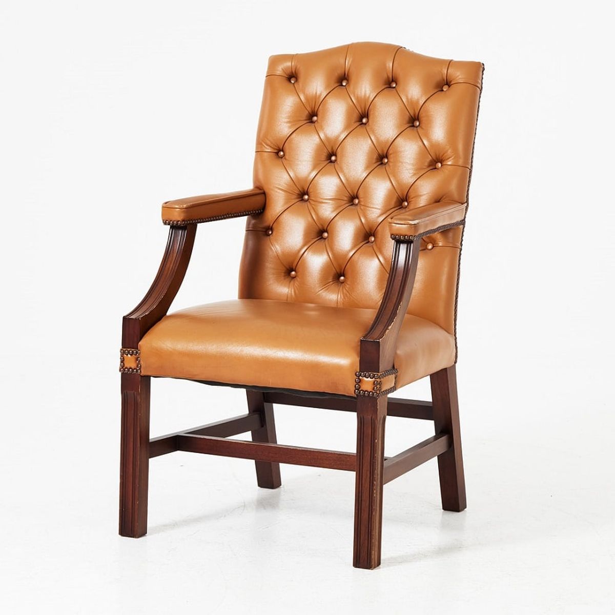 DMUEBLES - DM Sillón Ejecutivo Posabrazos escritorio Alessa - Miel