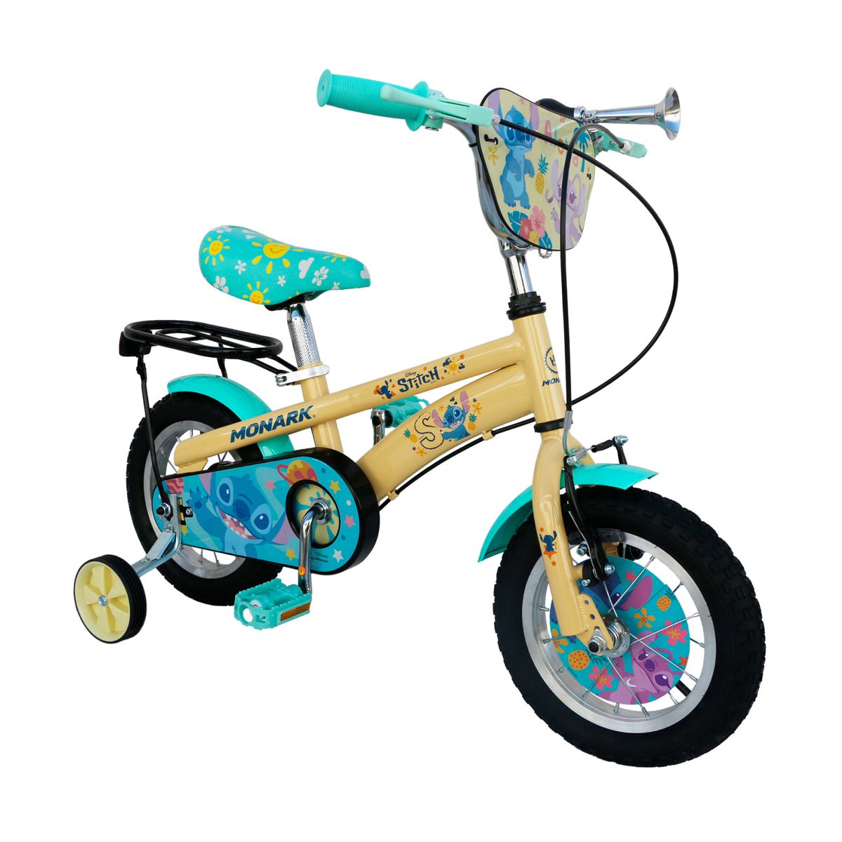 MONARK - BICICLETA MONARK STITCH & ANGEL ARO 12 AMARILLO