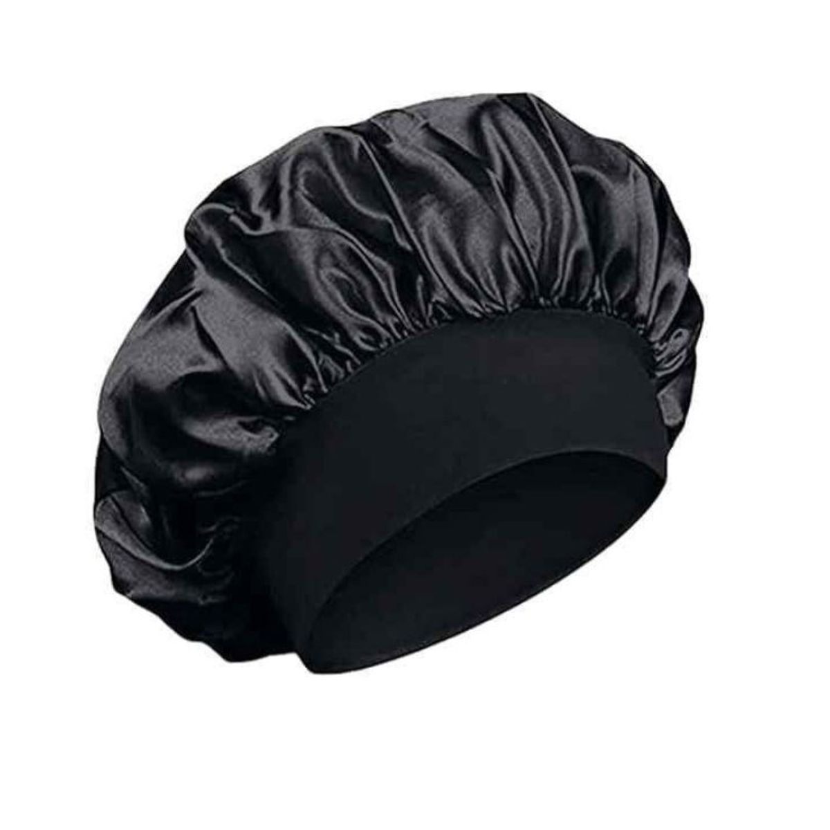 MORITA BAG STORE - GORRO SATIN PARA DORMIR CABELLO LISO Y RIZADO EVITA ENREDOS NEGRO