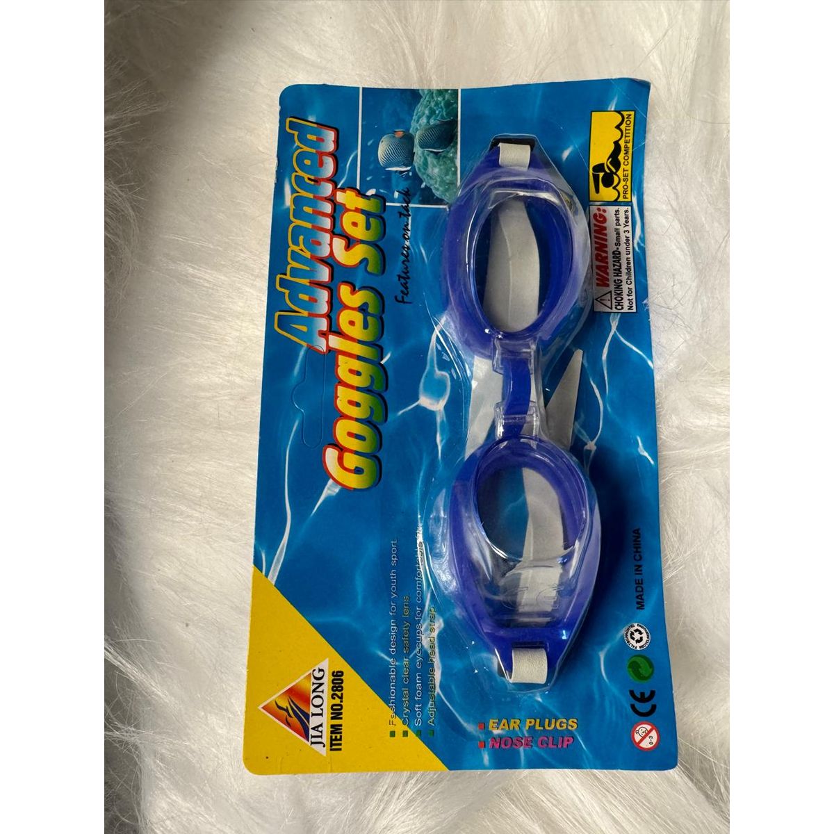 GENERICO - Gafas de natación ajustables para niños azul