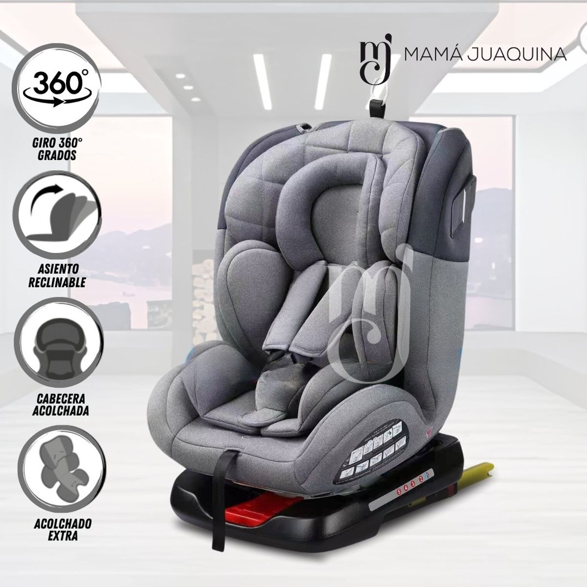 BABY - Silla De Auto «SEVERIA» Grey