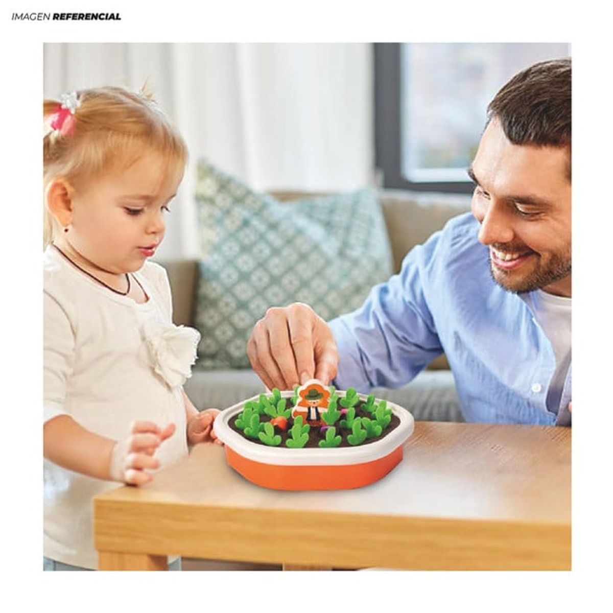 GENERICO - Juguete Didáctico Cosecha Montessori de Vegetales