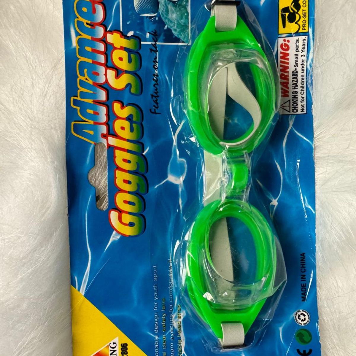 GENERICO - LENTES de natación ajustables para niños verde