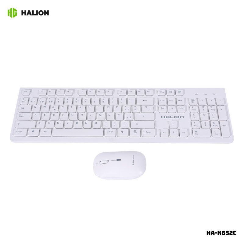 HALION - KIT HALION TECLADO Y MOUSE INALAMBRICO - HA-K652C