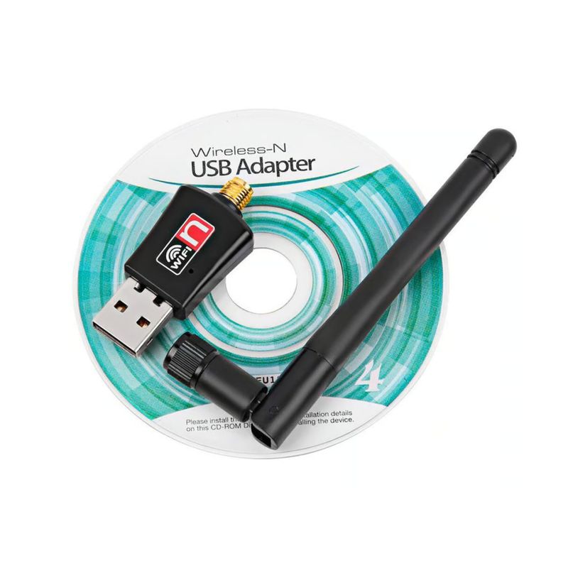 GENERICO - Antena Wifi Wireless USB 2.0 802.11n Inalambrico