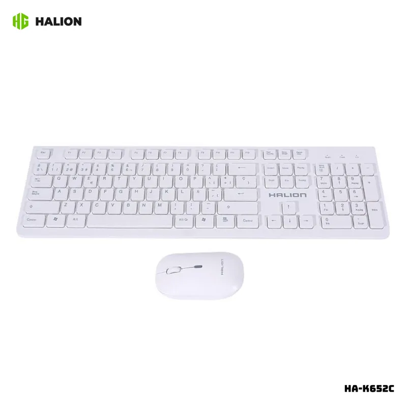 HALION - KIT HALION TECLADO Y MOUSE INALAMBRICO - HA-K652C