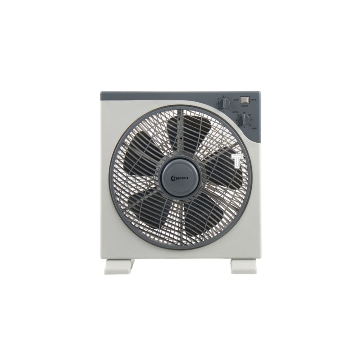 TREVELY - Ventilador mesa Trevely VT-12A - Gris - 12 pulgadas - Gris