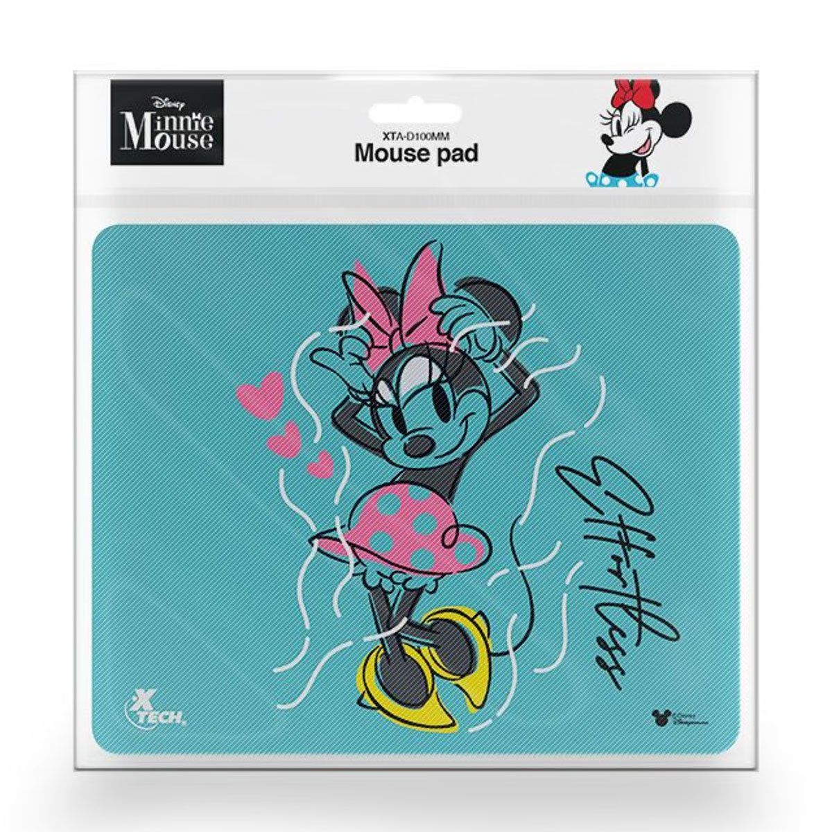 XTECH - Pad Mouse Xtech Minnie 22x18cm Blue Xta-D100mm